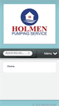 Mobile Screenshot of holmenpumping.com